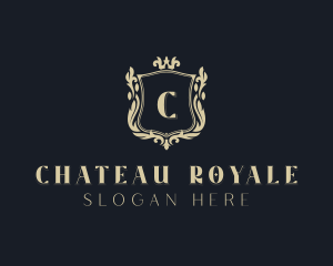 Royal Crown Wreath logo design