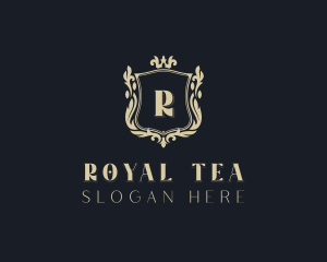 Royal Crown Wreath logo design