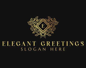 Luxury Floral Jewelry  logo design