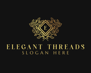 Luxury Floral Jewelry  logo design