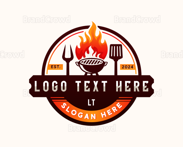 Flame Grill BBQ Logo