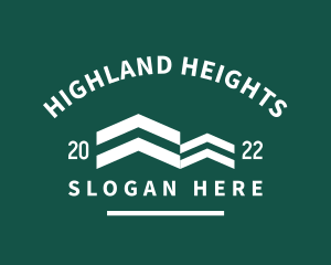 Highland - Modern Mountain Camper logo design