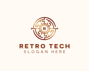 Cryptography Tech Blockchain logo design