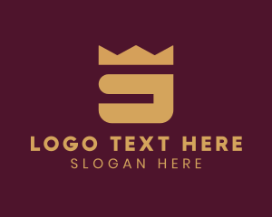 Real Estate Agent - Luxury Crown Letter G logo design