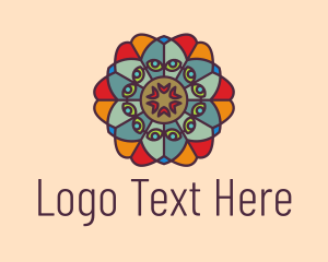 Coaster - Mandala Flower Florist logo design