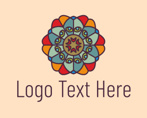 Fractal - Mandala Flower Florist logo design