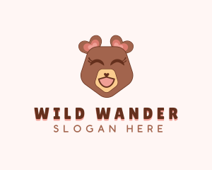 Teddy Bear Toy Heart logo design