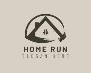 Home Roof Builder logo design