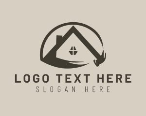 Window - Home Roof Builder logo design