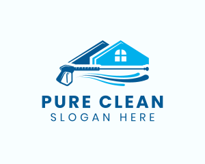 Home Cleaning Pressure Washer logo design