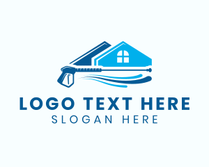 Cleaner - Home Cleaning Pressure Washer logo design