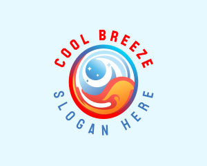 Refrigeration - Cold Heating Refrigeration logo design