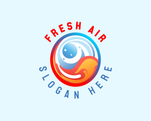 Cold Heating Refrigeration  logo design