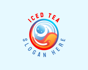 Cold Heating Refrigeration  logo design