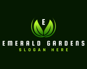 Organic Leaf Gardening logo design