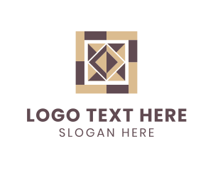 Interior Design - Pattern Tile Flooring logo design
