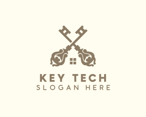 Residence Property Key logo design