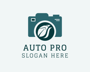 Photography - Camera Leaf Photography logo design