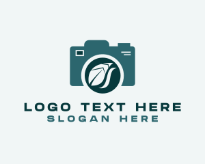 Paparazzi - Camera Leaf Photography logo design