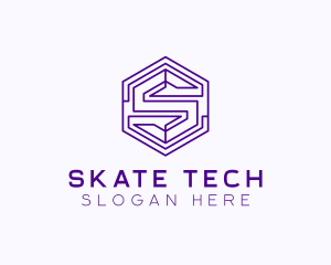 Tech Company Letter S logo design