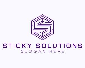 Tech Company Letter S logo design