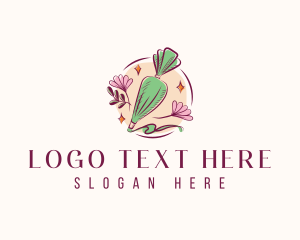 Icing - Confectionery Piping Bag logo design