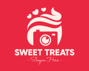 Sweet Confectionery Camera logo design