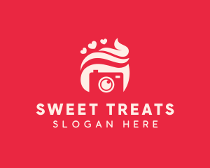 Sweet Confectionery Camera logo design