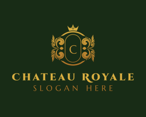 Golden Royal Crown logo design