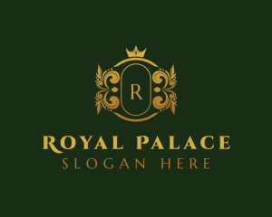 Golden Royal Crown logo design