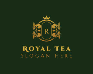 Golden Royal Crown logo design