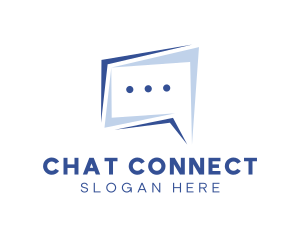 Chatting - Speech Bubble Chat logo design
