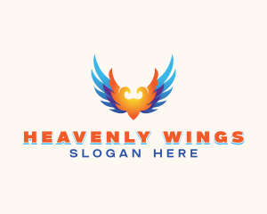 Heavenly Angelic Wings logo design