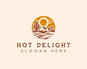 Desert Sand Sunset logo design