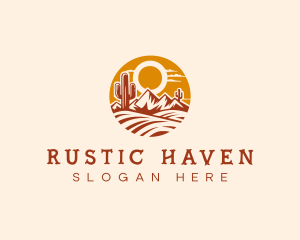 Desert Sand Sunset logo design