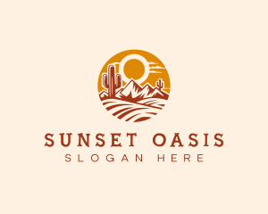 Desert Sand Sunset logo design