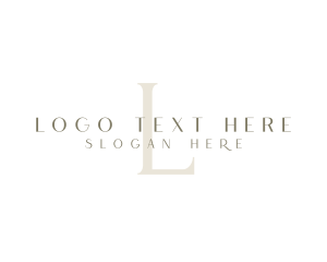 Upscale - Minimalist Elegant Boutique logo design