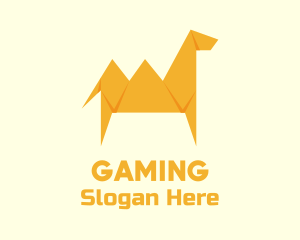 Yellow Camel Origami Logo