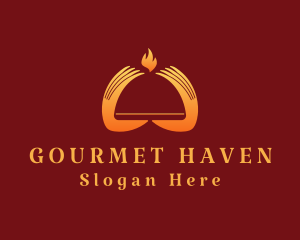 Hot Gourmet Server logo design