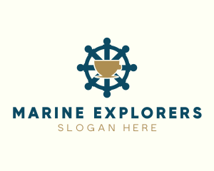 Marine Coffee Esspresso logo design