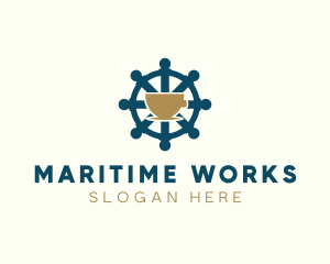 Marine Coffee Esspresso logo design