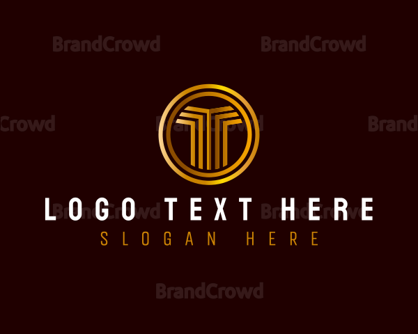 Elegant Deluxe Letter T Logo