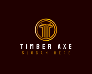 Elegant Deluxe Letter T logo design