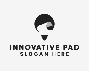 Pad - Light Bulb Paper Publishing logo design