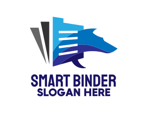 Binder - Pet Document Files logo design