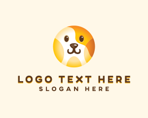 Cute Dog Veterinary Logo