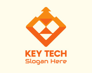 Orange Lion Tech logo design