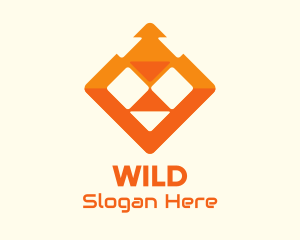 Digital - Orange Lion Tech logo design