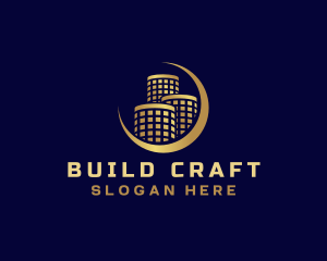 Building Structure Skyscraper logo design