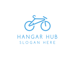 Hanger - Bicycle Laundry Hanger logo design